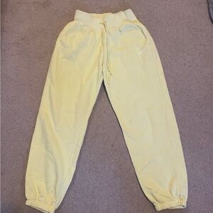 Nike Yellow Sweatpants